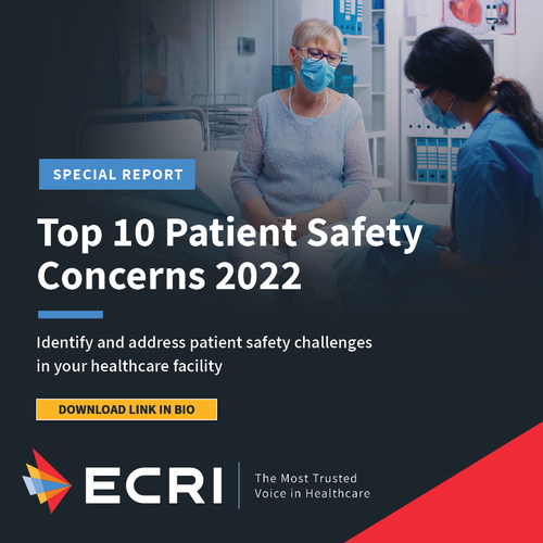 2022 Top 10 Patient Safety Concerns