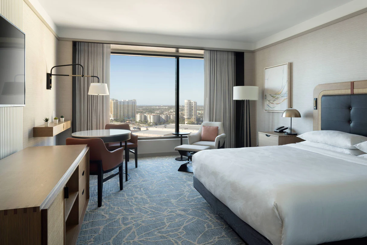 King Guest Room located in the JW Marriott Tampa Water Street